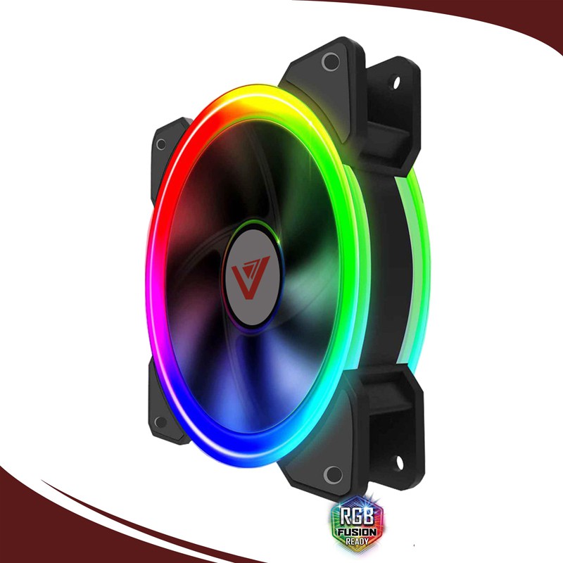 Fan Case V202 LED Tròn 2 Mặt (Double Circle ) - JL - HÀNG CHÍNH HÃNG