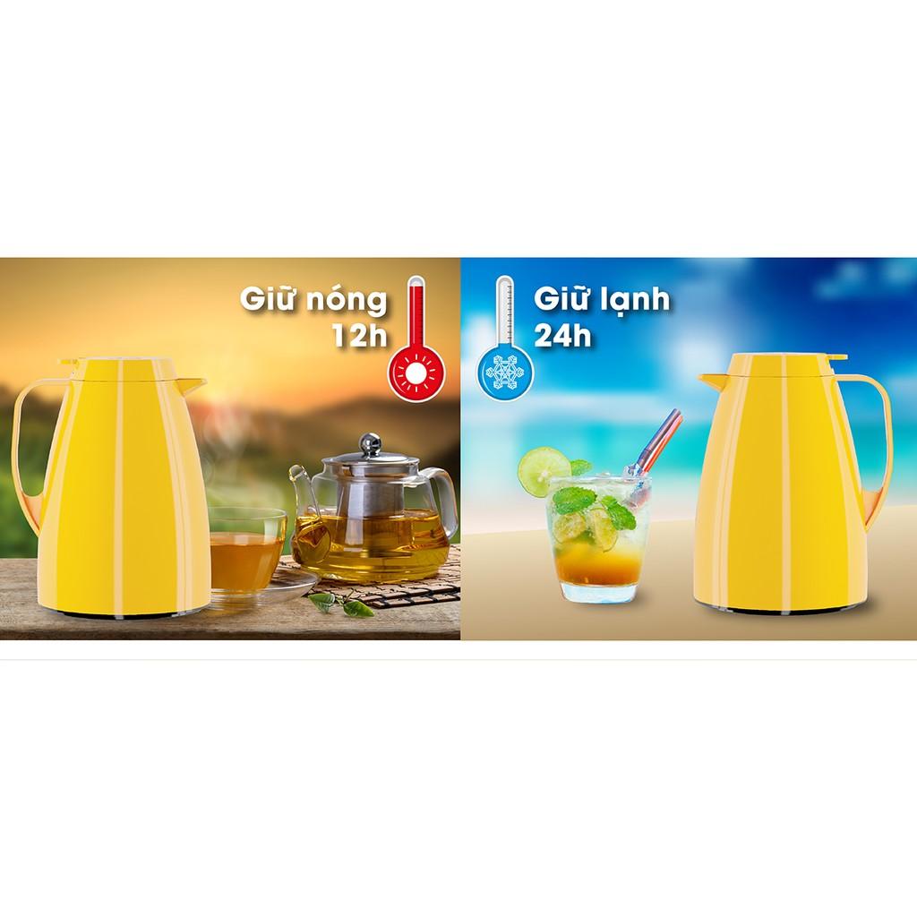 Phích pha trà cao cấp 1 lít chính hãng Rạng Đông, giữ nhiệt lâu, kiểu dáng sang trọng RD-1045 N2.E