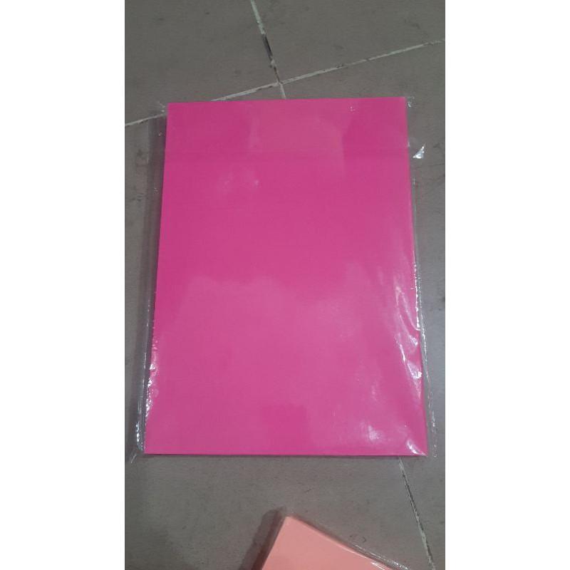 Giấy bìa màu A4 phát sáng