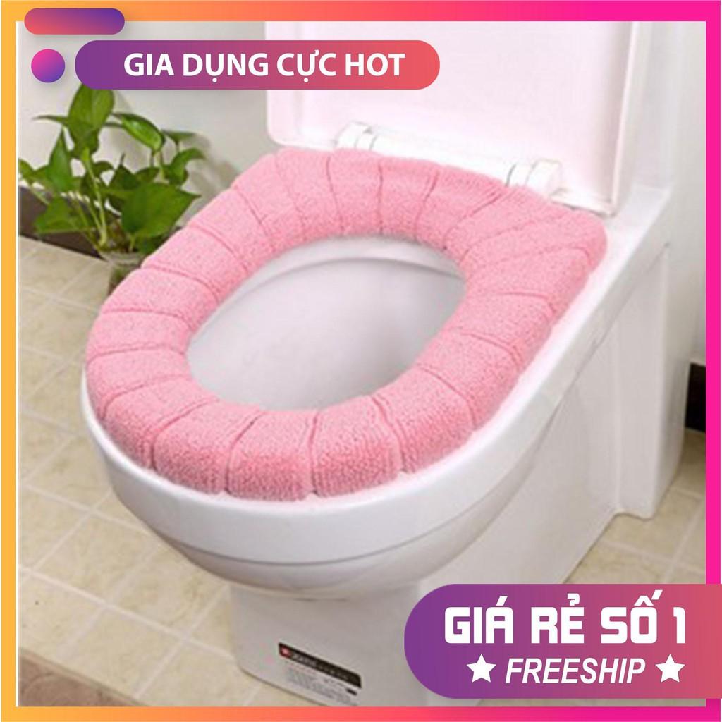 Miếng Lót Bồn Cầu Nỉ Lông Chống Lạnh