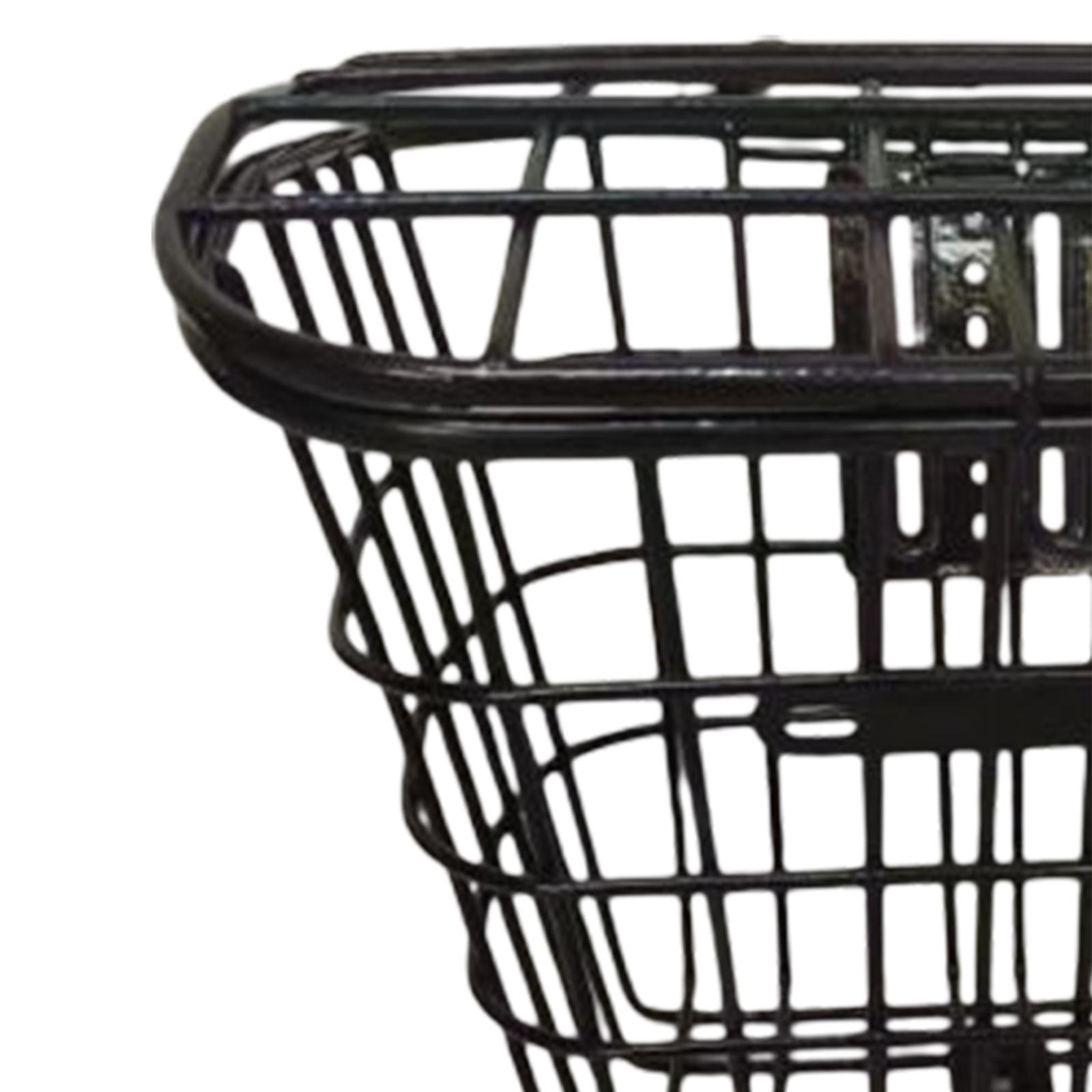 Metal Bike Basket Sturdy Heavy Duty Detachable Portable Basket for Folding Bikes