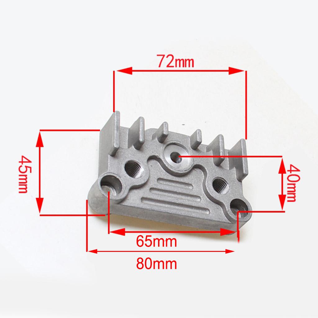 Engine Oil Cooler Kit Radiator Sliver for 125cc 140cc Motorbike Pit Bike