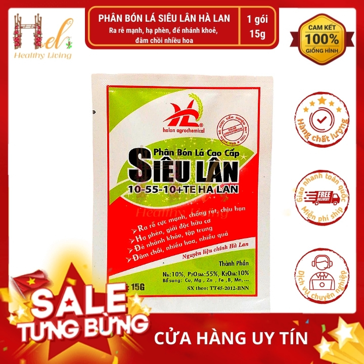 Phân Bón Siêu Lân Đỏ Hà Lan Ra rễ cực mạnh chống rét, chịu hạn, hạ phèn, giải độc hữu cơ, đẻ nhánh khoẻ, tập trung