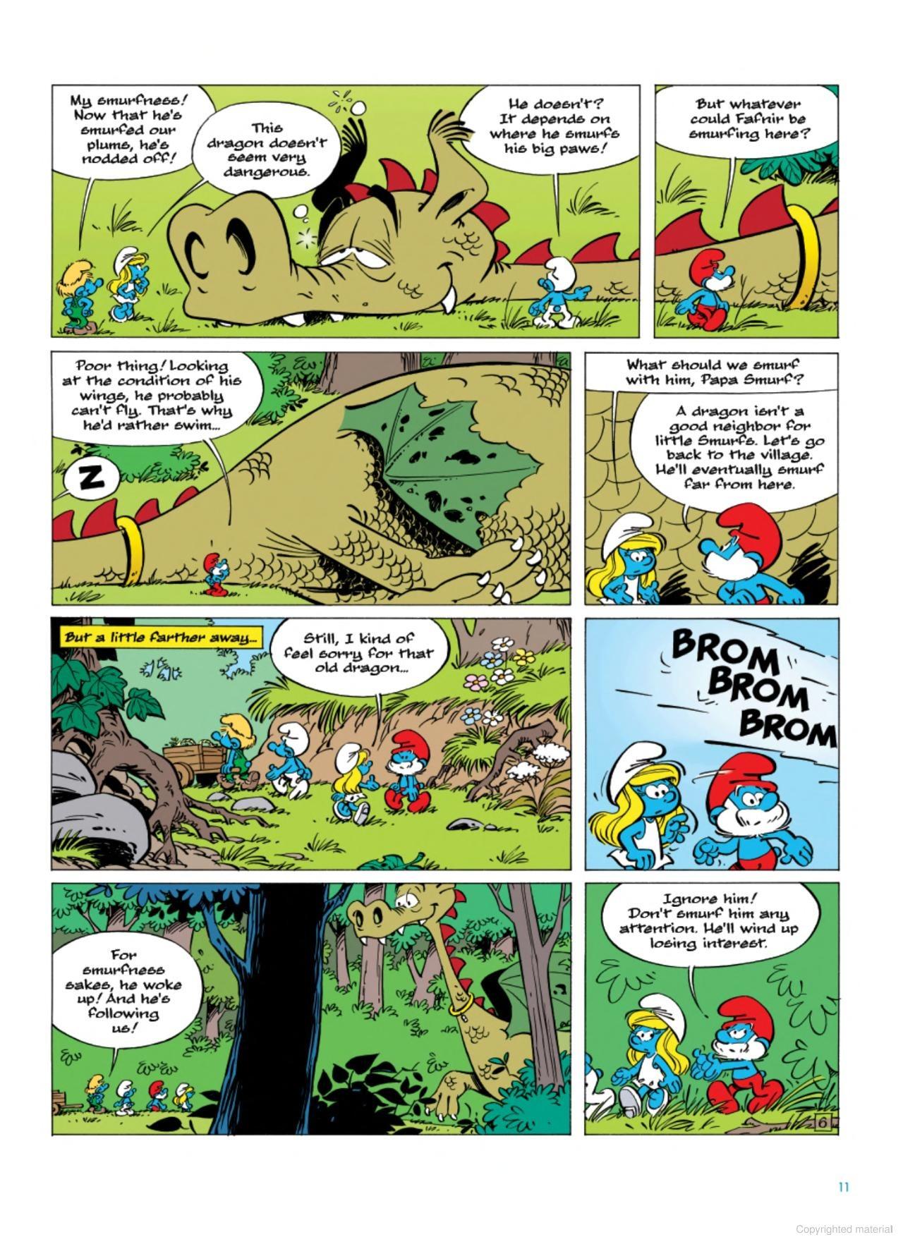Sách ngoại văn: The Smurfs Tales Vol. 12 - Smurfs And The Dragon Of The Lake