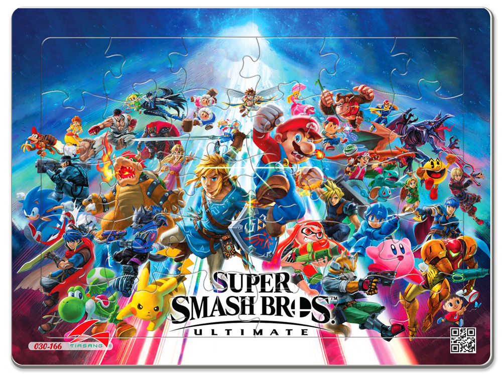 Xếp hình Tia Sáng Super smash Bros Ultimate 2 (30 Mảnh Ghép) - Tặng kèm tranh tô màu cho bé