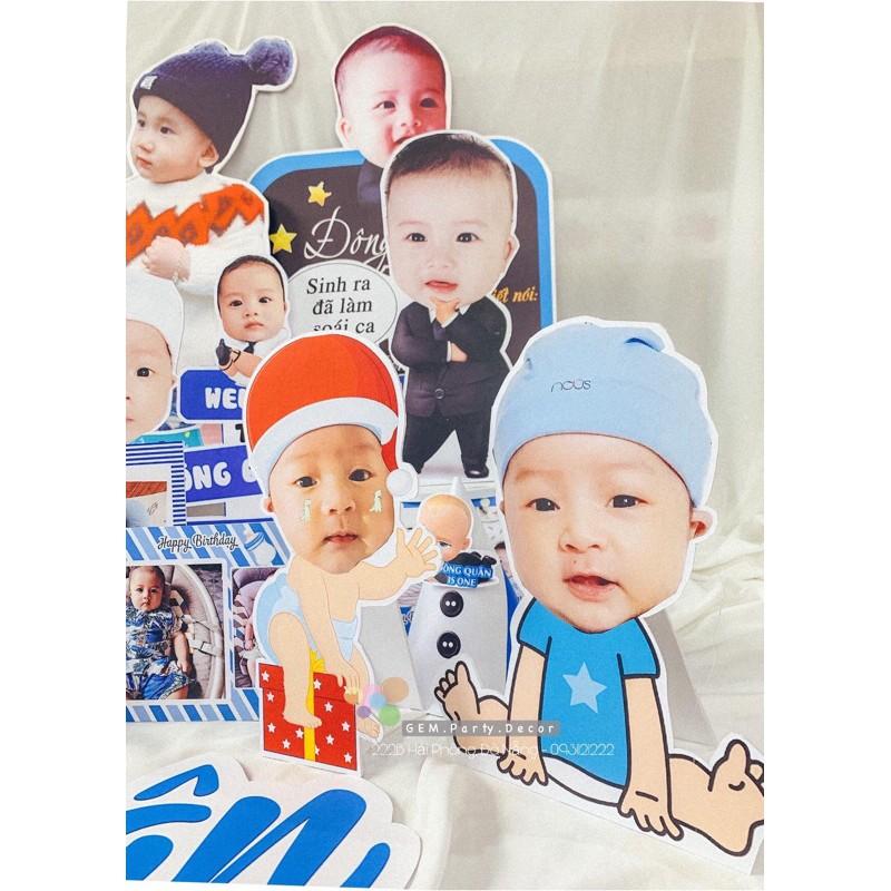 Hình bé chibi trang trí sinh nhật
