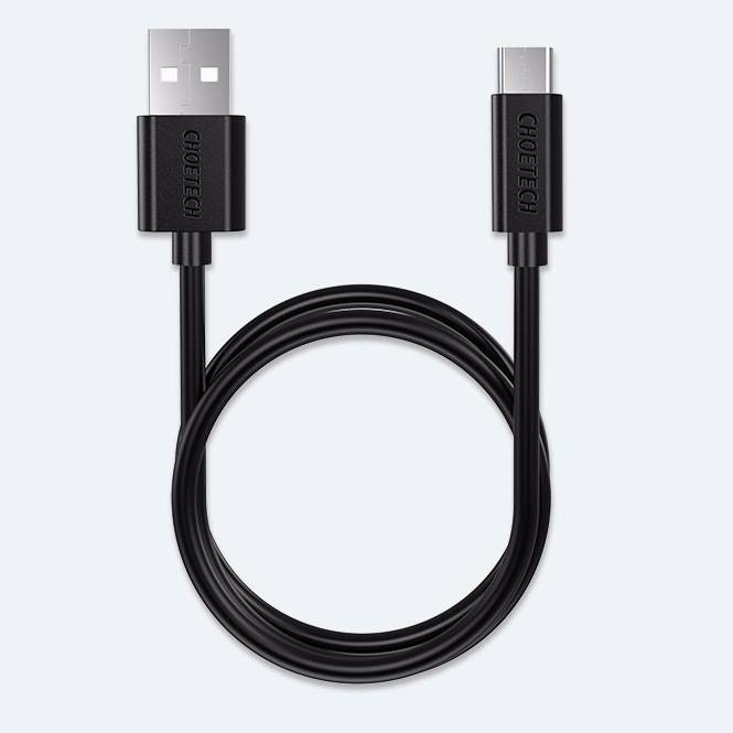 Dây cáp sạc PD Type-C hỗ trợ sạc nhanh dài 1m hiệu CHOETECH AC002 cho điện thoại / Macbook - Hàng chính hãng