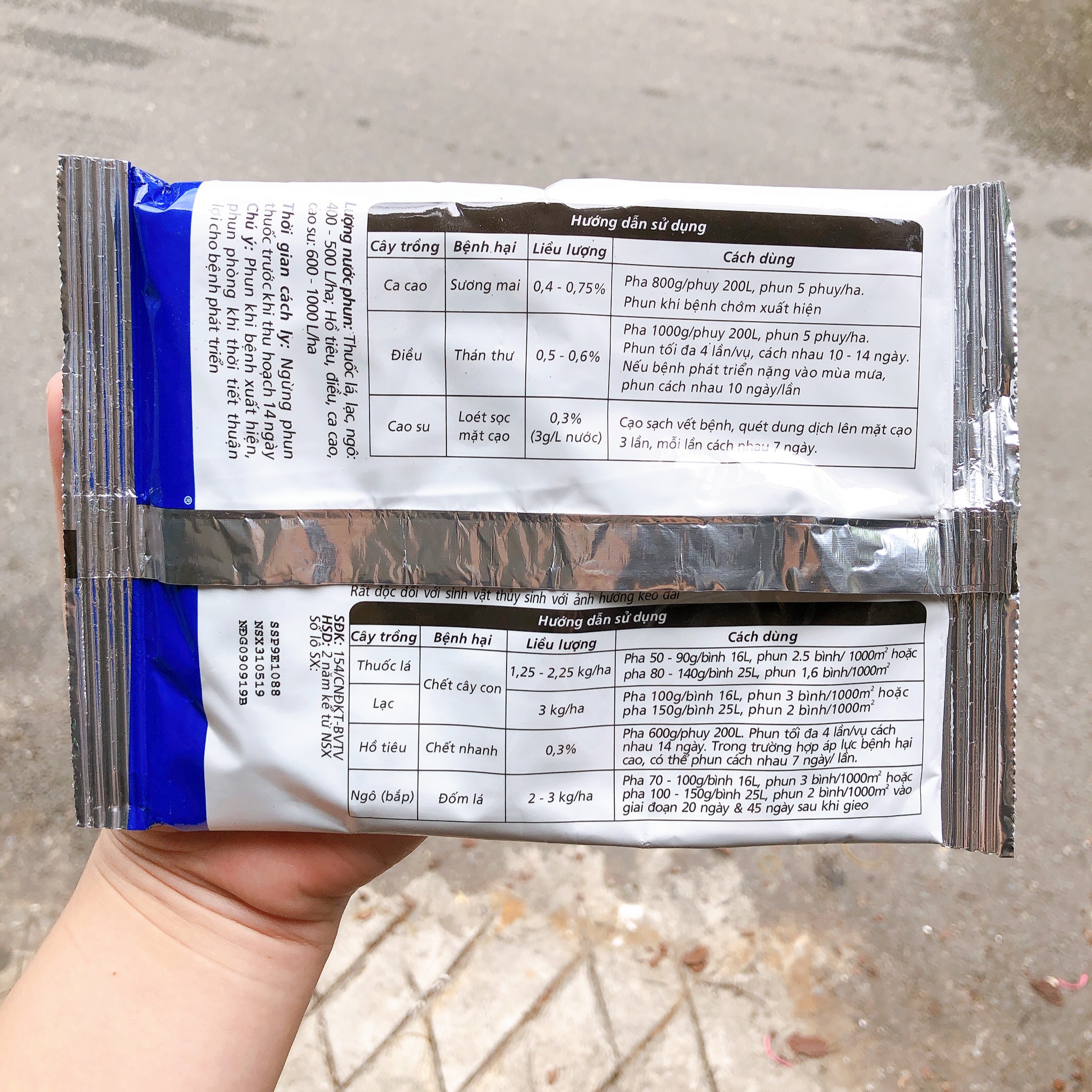 RIDOMIL GOLD 68WP GÓI 100GR CHỐNG THỐI NHŨN, CÁC BỆNH TRÊN CÂY