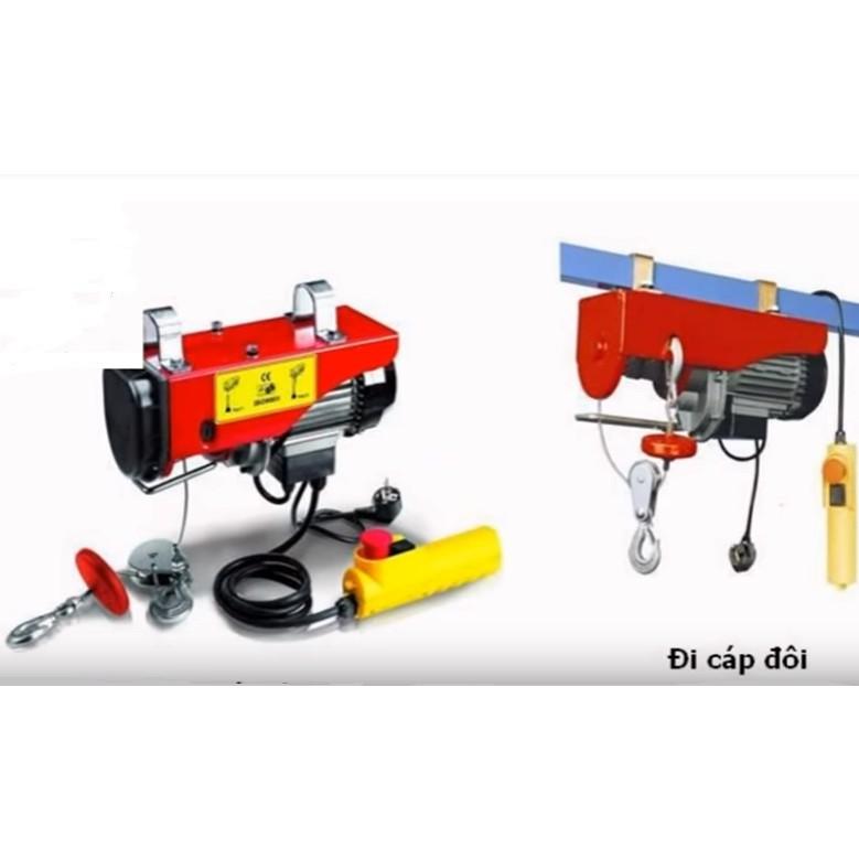 Tời điện cáp treo PA300 - 12M-Tời điện treo PA300 (150/300kg) màu đỏ