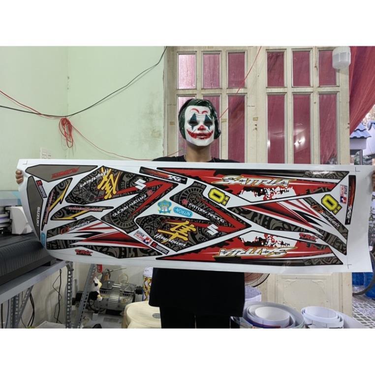 Tem rời Satria fi hayabusa bảo hành màu sắc vĩnh viễn