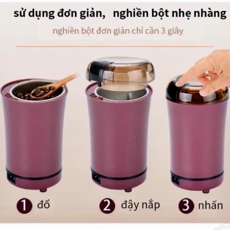 Máy Xay Cafe Mini Để Bàn, Dụng Cụ Xay Nghiền Cà Phê, Hạt Khô Tại Nhà Cao Cấp