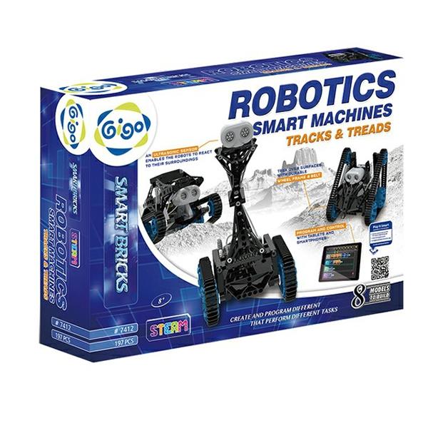 Đồ Chơi Lập Trình Smart Robotics - Robotics: Smart Machines Tracks &amp; Treads #7412 (197 Mảnh Ghép)