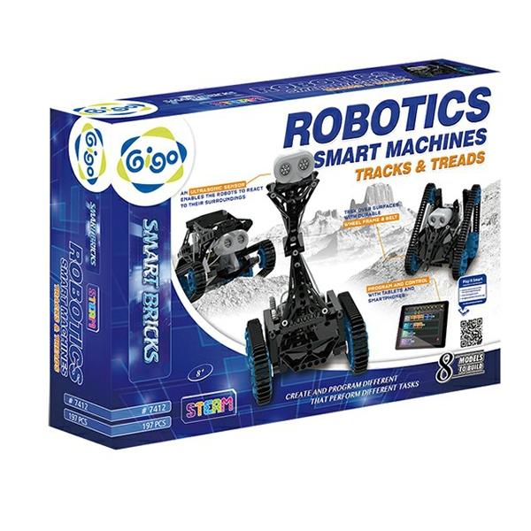 Đồ Chơi Lập Trình Smart Robotics - Robotics: Smart Machines Tracks &amp;amp; Treads #7412 (197 Mảnh Ghép)