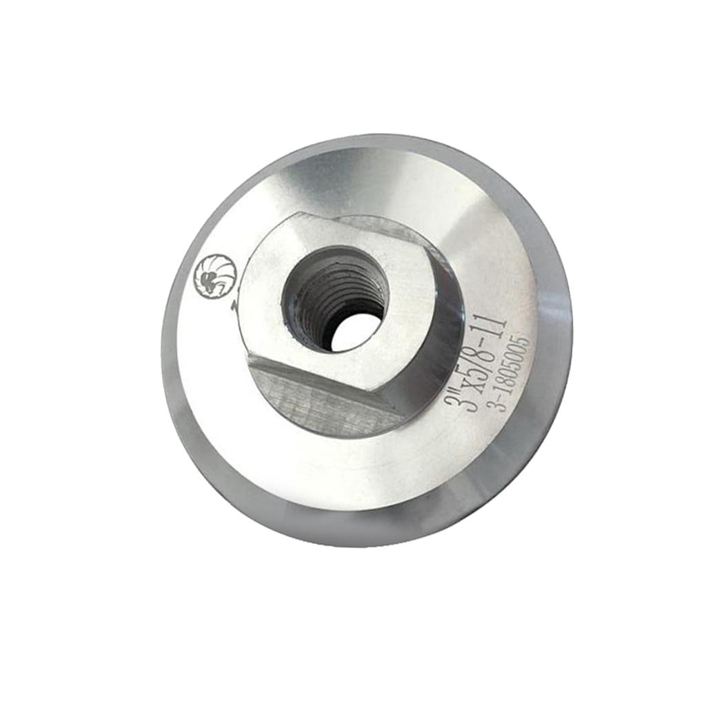Aluminum Back Holder For Diamond Polishing Pads 5/8"-11 Thread