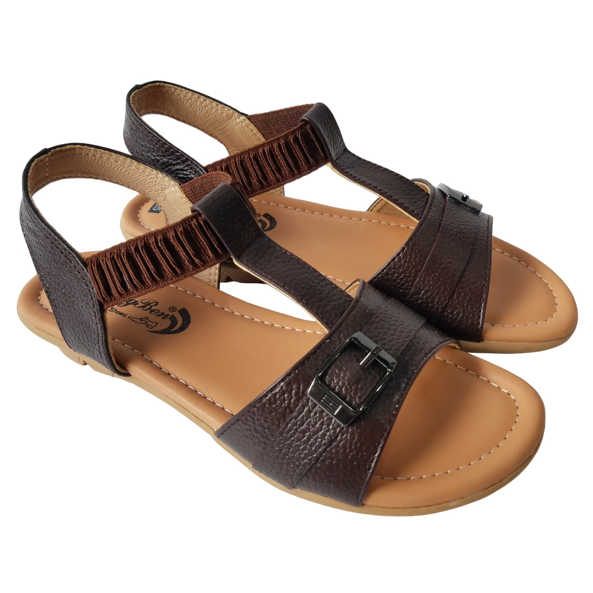 Giày Sandal Nữ Da Bò Thật BIGGBEN Cao Cấp SDN101