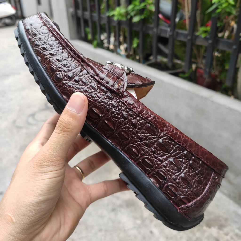 Giày lười vây đuôi cá sấu đẹp Phong cách!