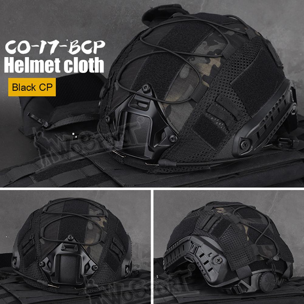 Vải Nylon Chống Mài Mòn Mũ Bảo Hiểm Lưới Bao Chống Trầy Xước Airsoft Mũ Bảo Hiểm Có Nhanh MH PJ BJ Mũ Bảo Hiểm CS Bóng Sơn Wargames Color: Helmet Cover 08