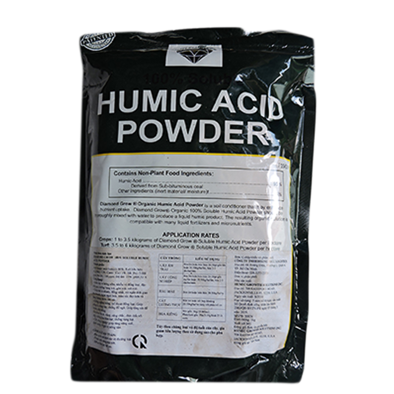 Phân bón sinh học Humic Acid Powder dạng bột Mỹ - Gói 1kg