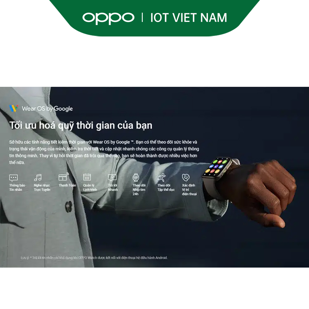 Combo Sản Phẩm OPPO (OPPO Watch 41mm + OPPO Enco W31) - Hàng Chính Hãng