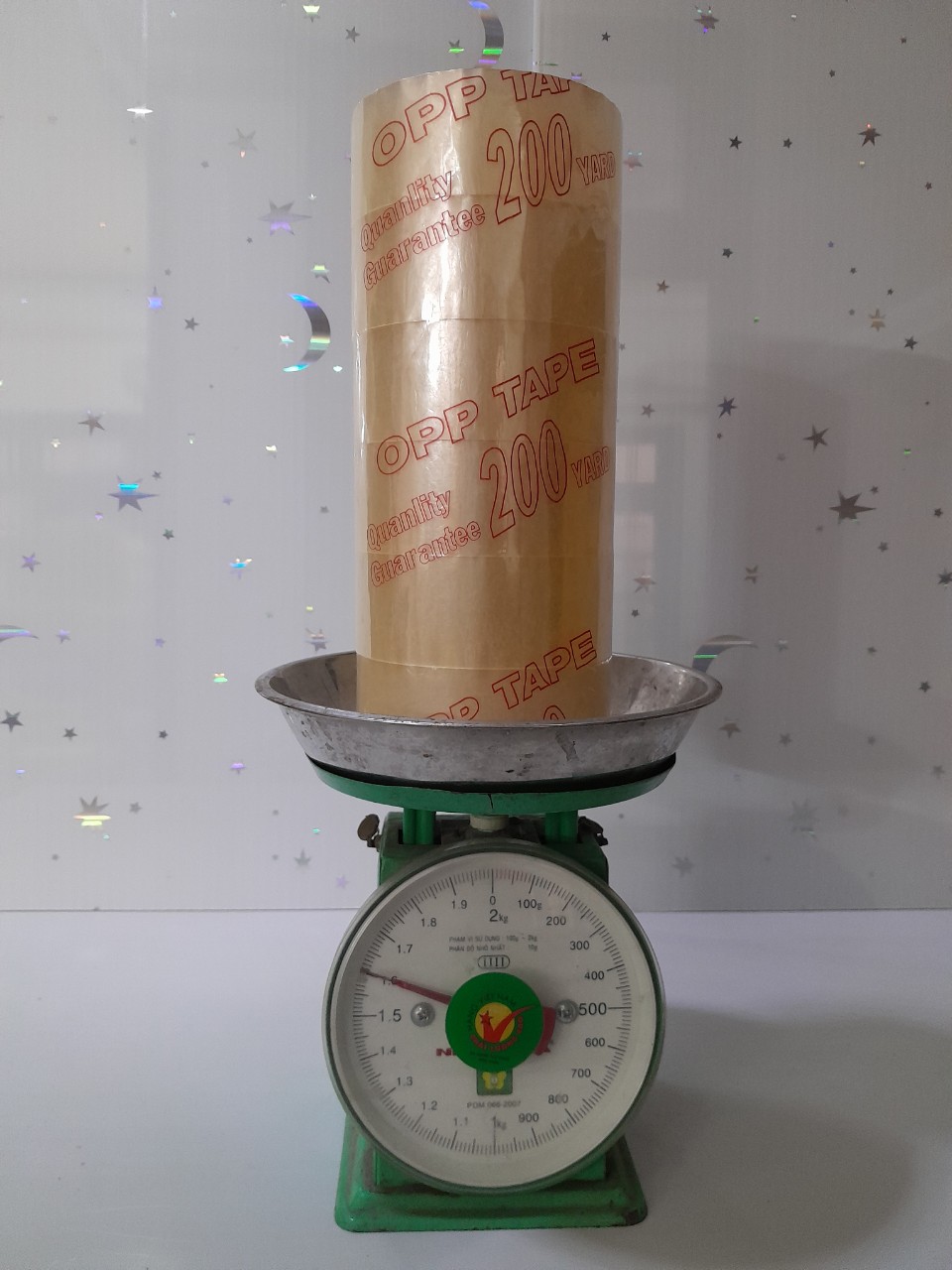 Băng keo trong 1,6Kg, 200Y, Lõi 5li, keo dày, màng dai, đủ cân, đúng lõi, giá xưởng, hàng có sẵn giao ngay