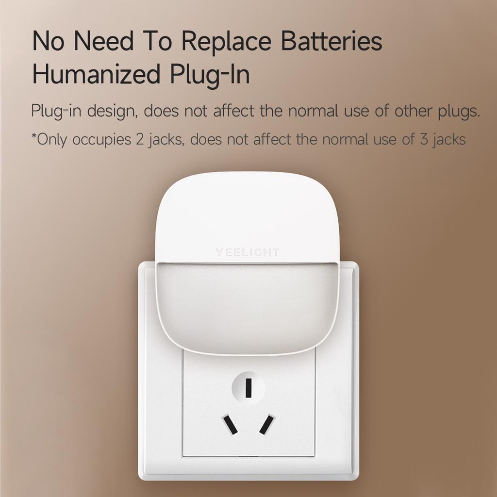 Đèn Ngủ Cảm Biến Ánh Sáng Yeelight Tiết Kiệm Năng Lượng Thích Hợp Cho Phòng Ngủ Bé