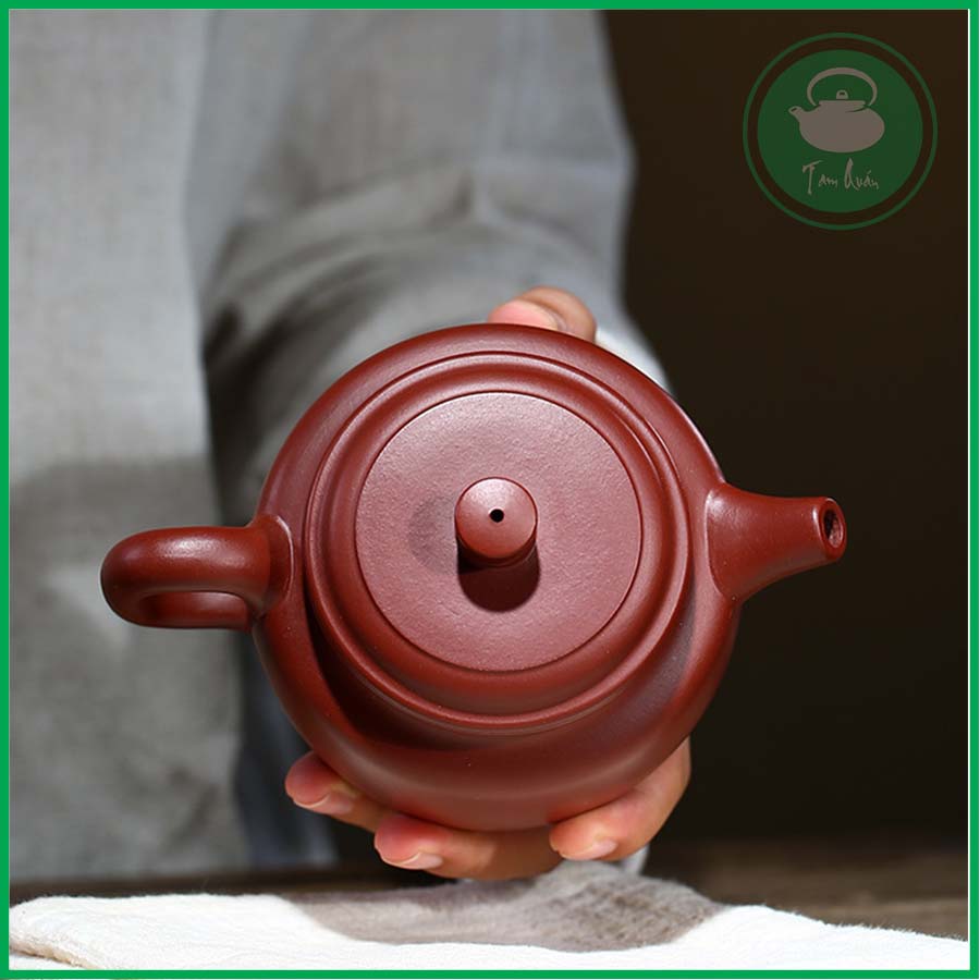 Ấm tử sa đức chung Nghi Hưng đại hồng bào 240ml