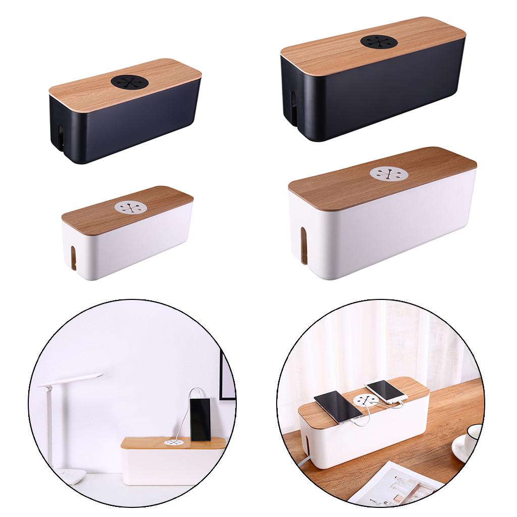 Cable Storage Box Case Power Strip Cord Wire Management Tidy Box