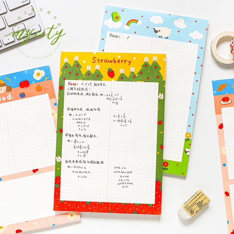Tập giấy take note size A5 mỗi tập 50 tờ giấy dùng để ghi chép hoặc refill sổ binder DIY