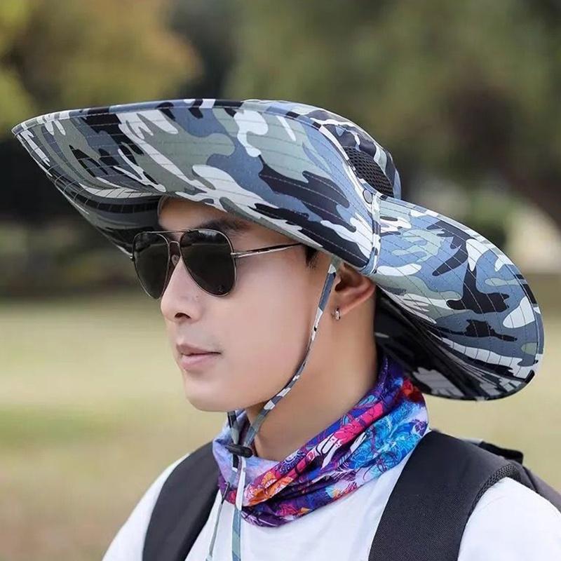 Mũ Chống Nắng Nam / Mũ Rộng Vành Nam / Nón Chống Nắng / Nón Tai Bèo Vành Rộng Chống Nắng Tia UV Thời Trang Mùa Hè Cho Nam