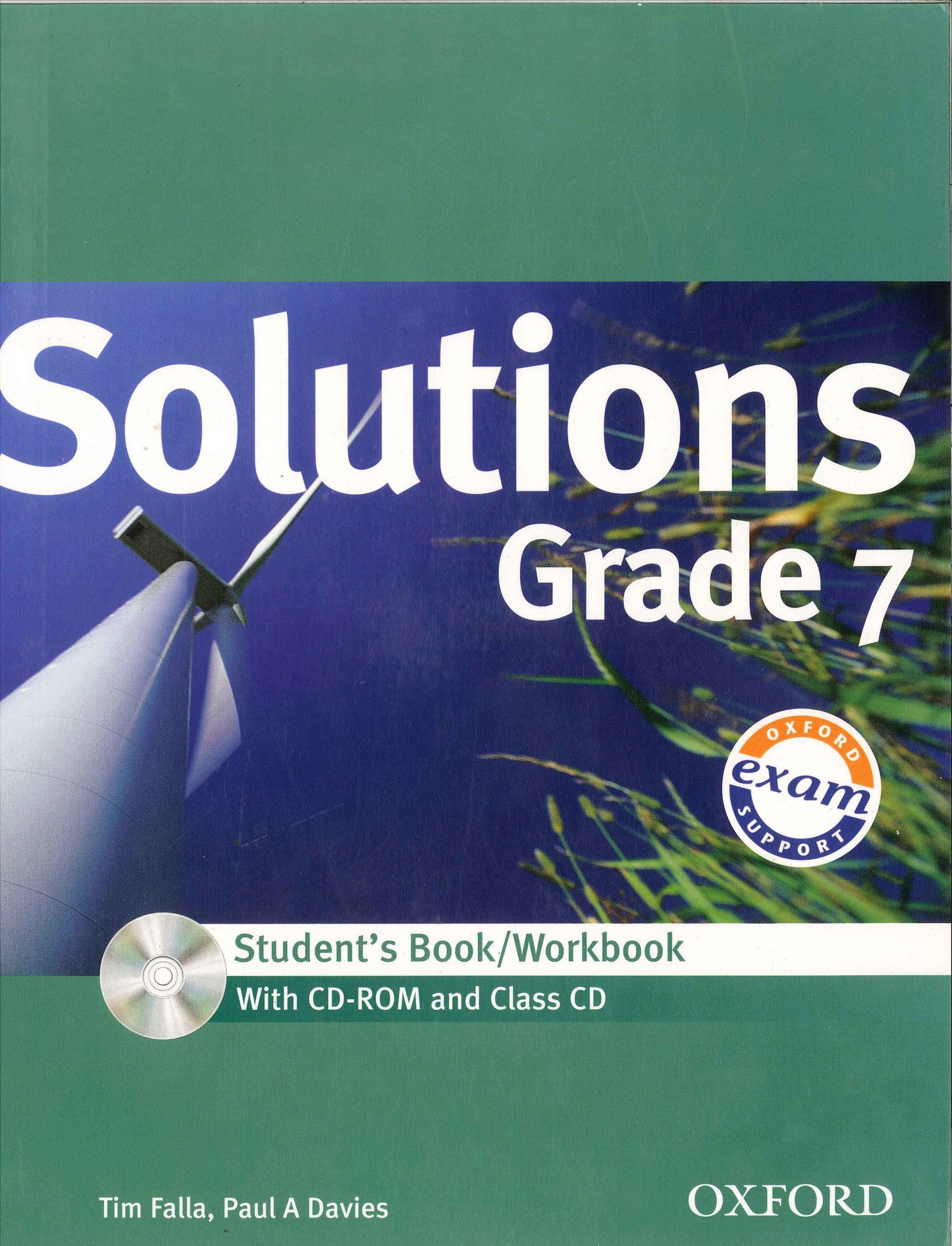 Solutions grade 7 Student’s Book/Workbook