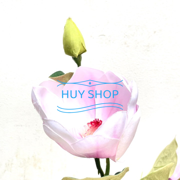 Hoa giả trang trí - Bó hoa Ngọc Lan 7 bông vải cao cấp