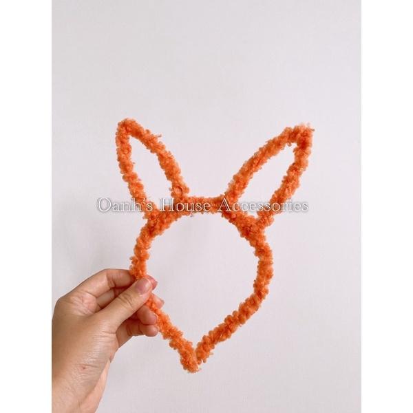 Bờm tóc tai gấu, tai thỏ lông xù