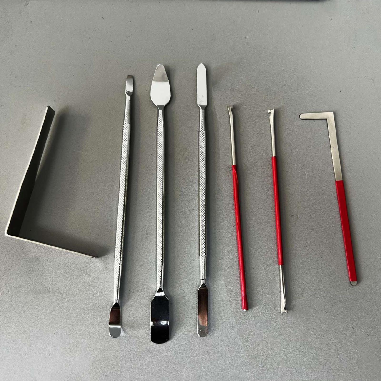 8Pcs Stainless Steel Clarinet Repair Tool Kit,Gasket Adjustment,Woodwind Instrument Maintanance Kit with Carry Case for Oboe Piccolo Clarinet