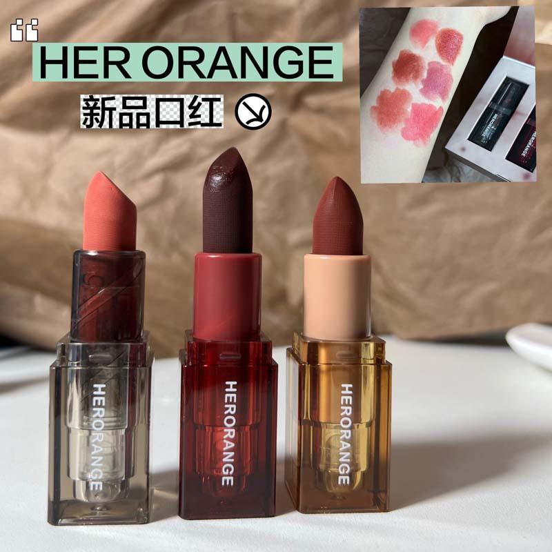 Set 3 Son Lì HERO RANGE Velvet Matte Lipstick Siêu Hot HR306