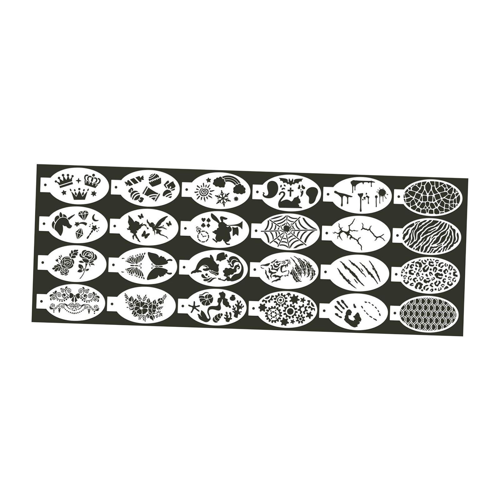 Face Paint Stencils Set for Children Adult DIY Party Supplies Painting