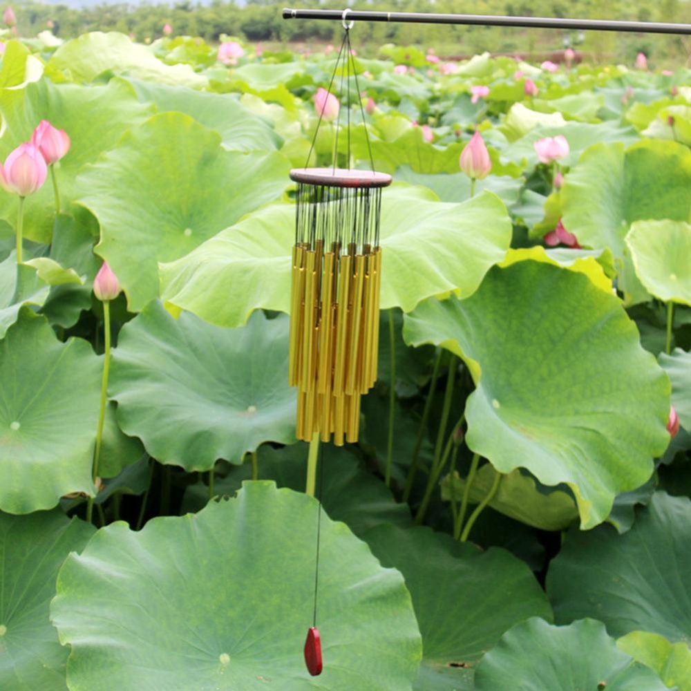 Chuông gió phong thủy may mắn lớn 80 cm và 27 thanh âm vang trong trẻo mang tài lộc vận khí cho gia chủ