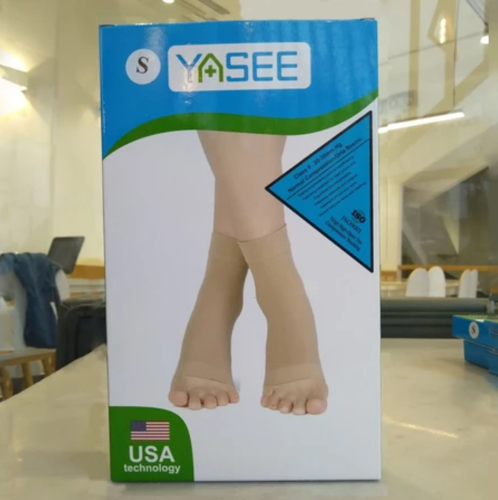 Tất Vớ Gót Bàn Chân Y Khoa Trợ Ngăn Ngừa Suy Giãn Tĩnh Mạch Yasee