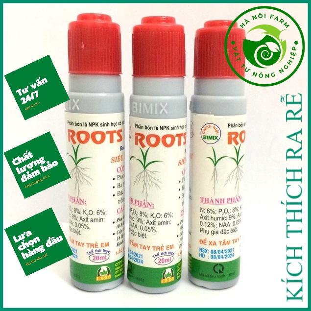 BIMIX - ROOTS NEW Siêu ra rễ cực mạnh cho cây con. Hỗ trợ giâm cây - lọ 20ml