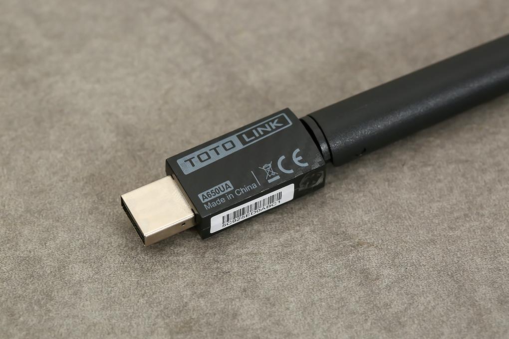 USB Wifi AC650 Mbps Totolink A650UA Đen - Hàng chính hãng