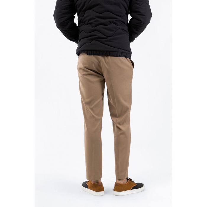 QUẦN VẢI LƯNG THUN. SLIM CROP - 10F22PFO006 | LASTORE MENSWEAR