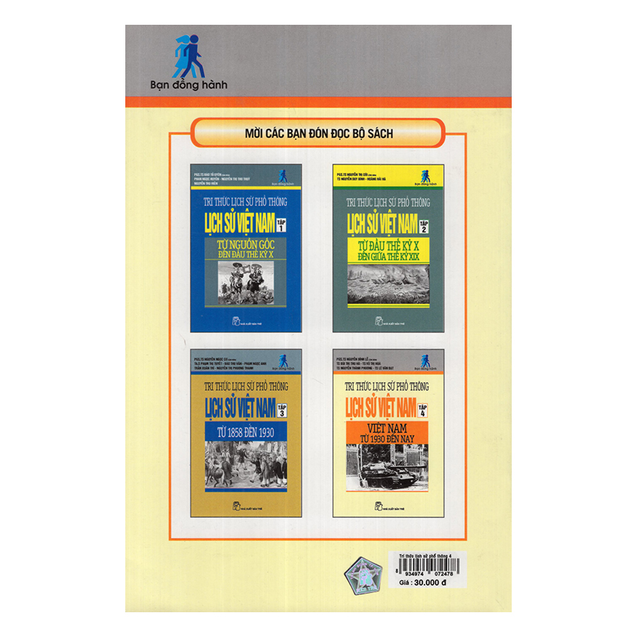 Tri Thức Lịch Sử Phổ Thông - Lịch Sử Việt Nam - Tập 4 (1930 Đến Nay)