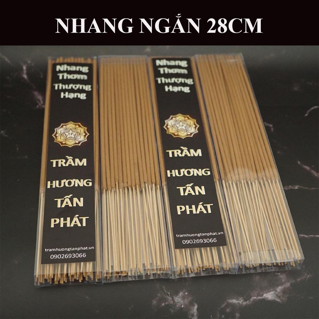 Nhang Trầm Hương thơm loại Đặc Biệt NEW &amp; Thượng Hạng  - nhang ngắn 28cm thắp Bàn thờ thấp