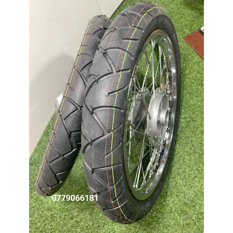 BÁNH CĂM CHO XE EXCITER 135 HOẶC EXCITER 150 NIỀNG UNIONVD ĐÙM SƠN BẠC VỎ RUỘT BLAZETECH THÁI KHÔNG CHẾ ĐÃ RÚT CĂM VÔ VỎ RUỘT