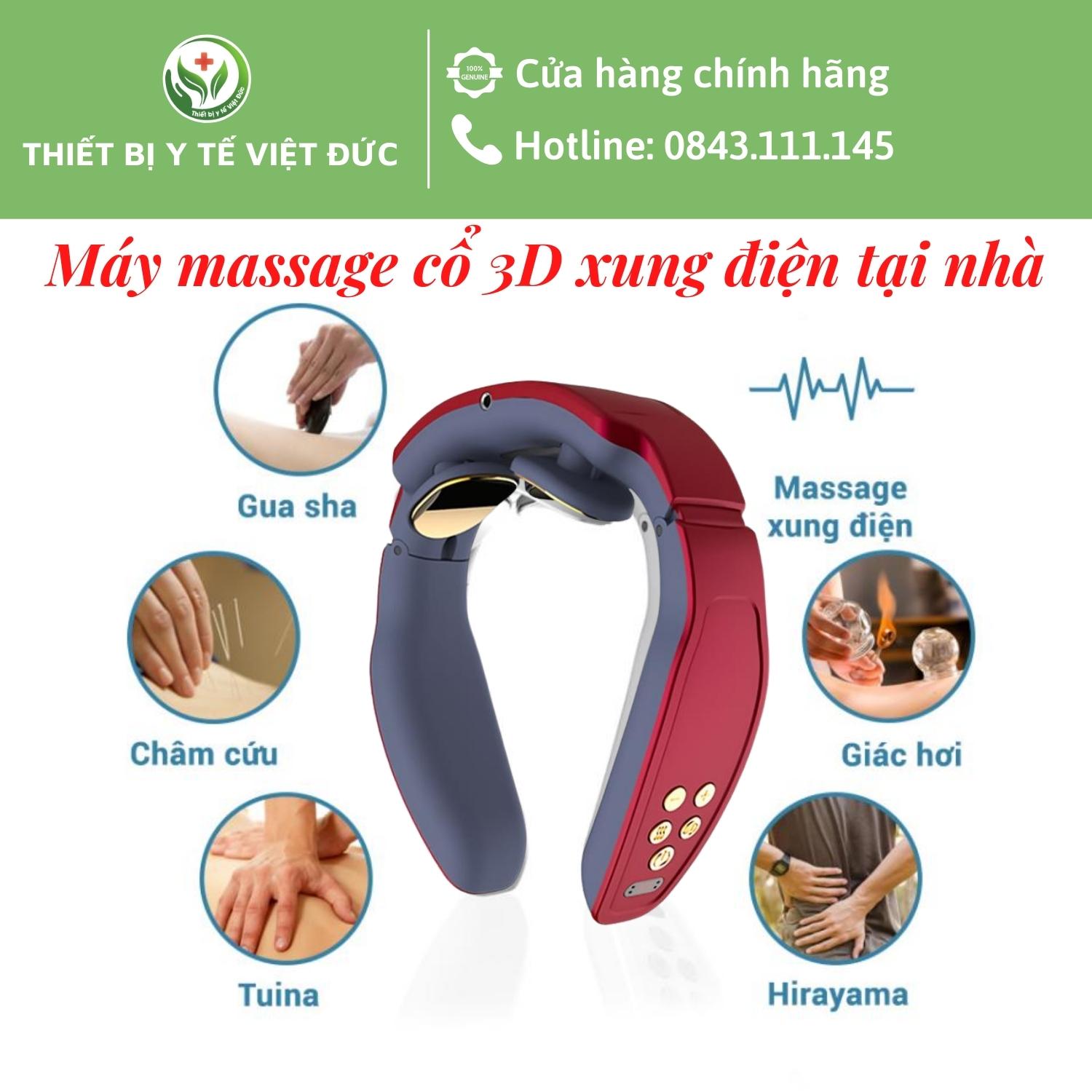 Máy Mát Xa Cổ, Vai Gáy Thư Giãn, Trị Liệu, Giảm Đau Nhức