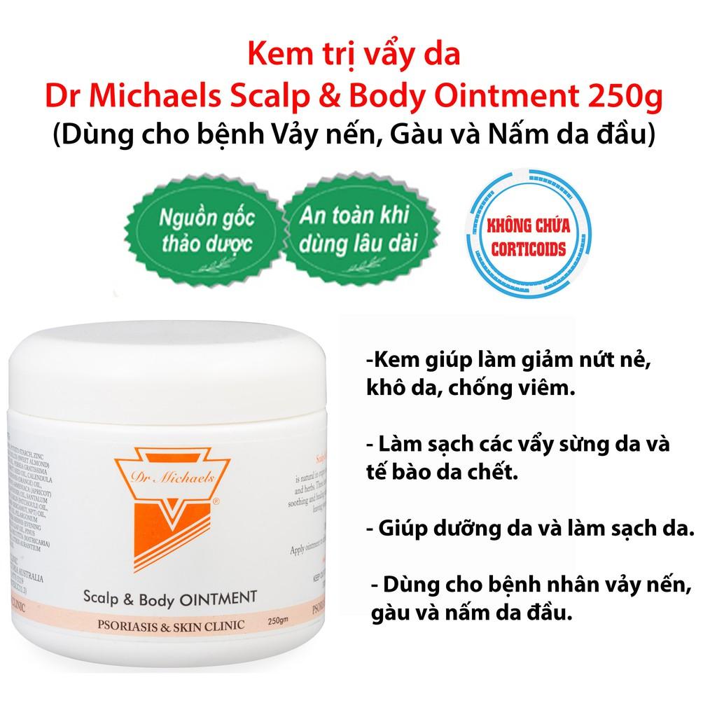 Bộ sản phẩm dành cho da Vẩy nến nhẹ Dr Michaels Soratinex lớn ( Australia )