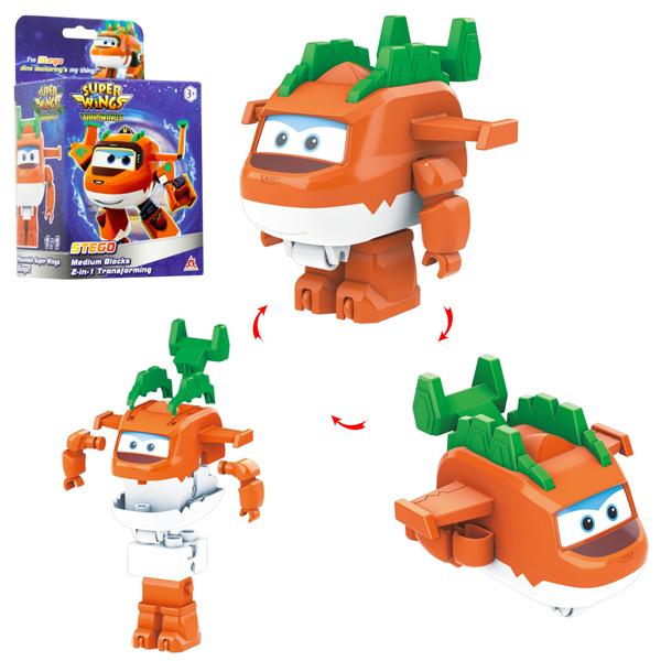 Đồ Chơi Lắp Ráp Robot Biến Hình Khủng Long Stego Bác Sĩ - Superwings EU380520-2