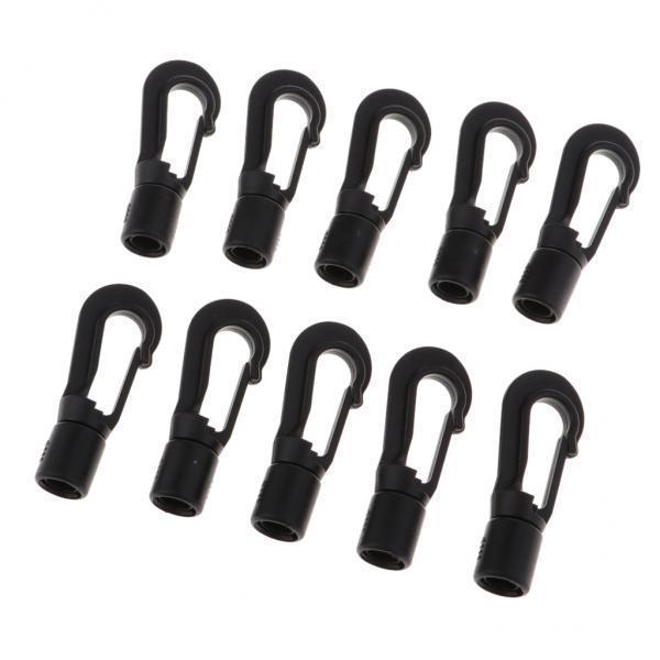 5xPlastic Rope Buckle Outdoor Elastic Rope Hook Snap Clip Hook Replacement