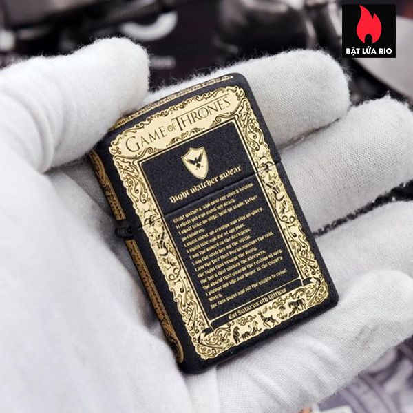 Bật Lửa Zippo 236 Khắc Trò Chơi Game Of Thrones 5 Mặt – Zippo 236.Game