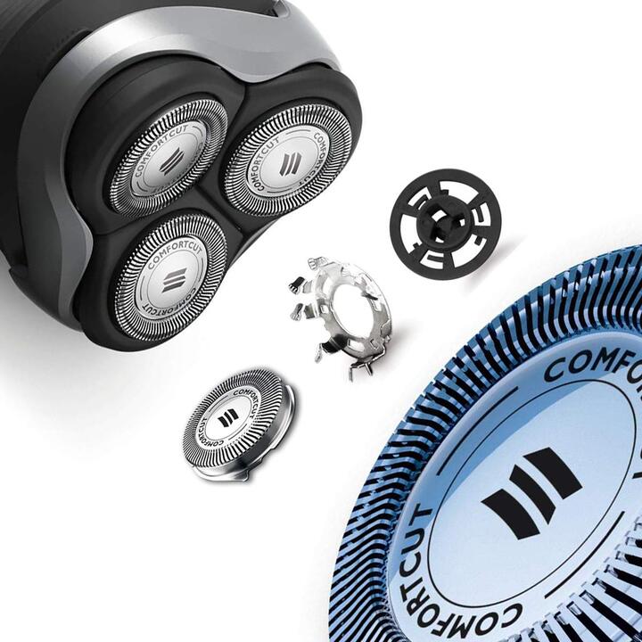 Bộ 2 lưỡi dao cạo râu Philips SH30 tương thích với các dòng Máy cạo râu Serial 1000 , 2000 và 3000 - HÀNG NHẬP KHẨU