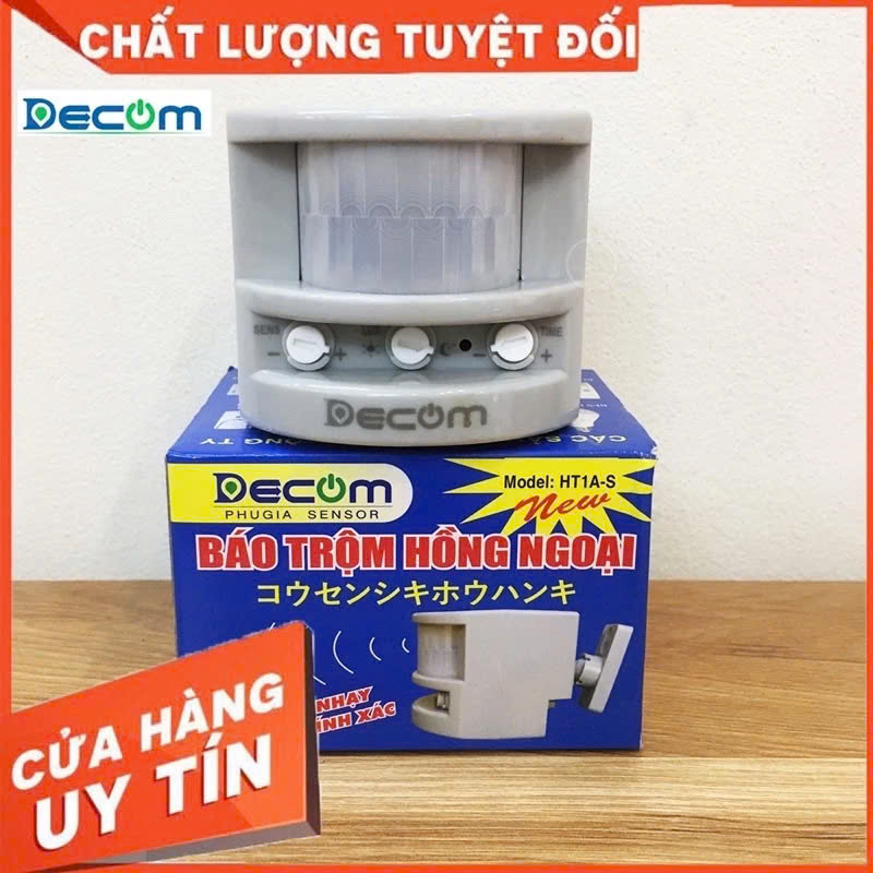 Thiết Bị Chống Trộm Báo Động, Báo Khách Hồng Ngoại HT Vùng Cảm Biến Rộng Siêu Nhạy Độ Chính Xác Cao - Hàng Loại Tốt